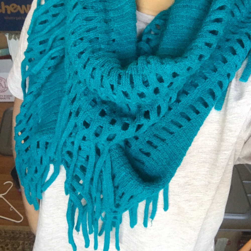 Blue Layering Scarf